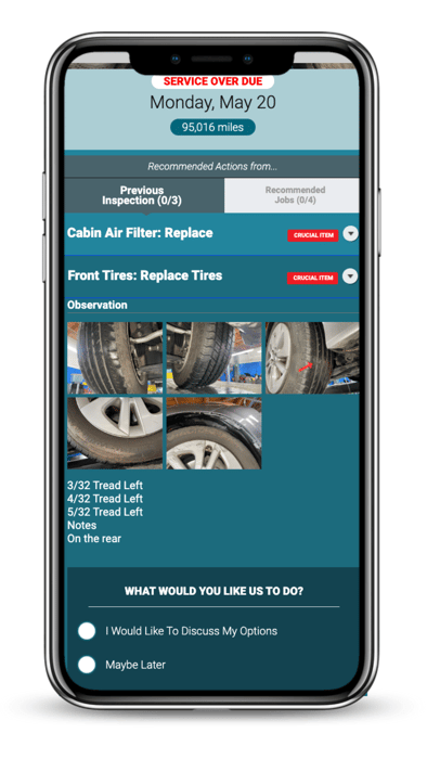 Service Reminder - Tires Service Reminder - Tires